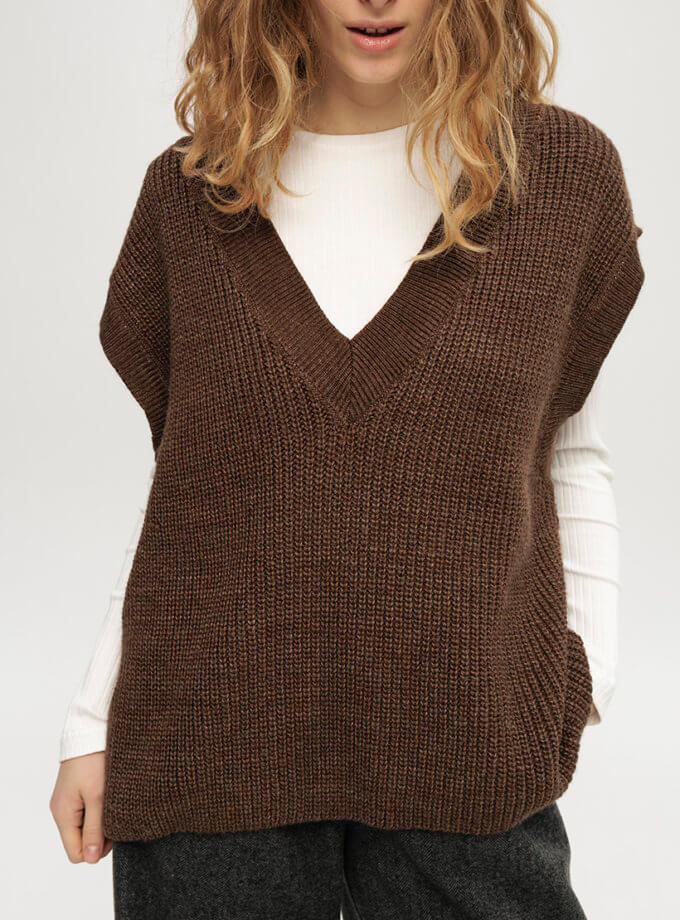 В'язаний жилет ANNA YAKOVENKO (AY_3882)