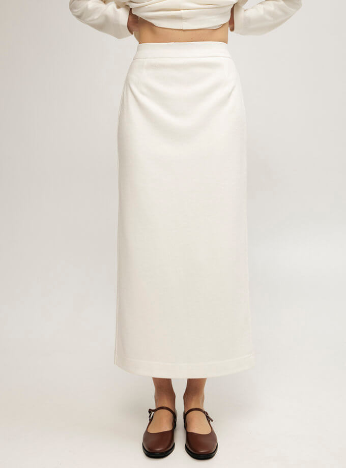 Спідниця білого кольору ANNA YAKOVENKO (AY_3903)