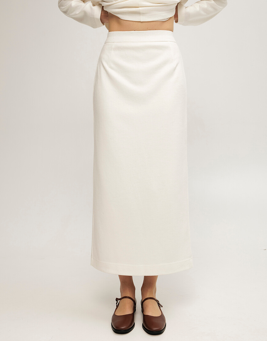 IMG_3063 Спідниця білого кольору ANNA YAKOVENKO (AY_3903) - фото 2