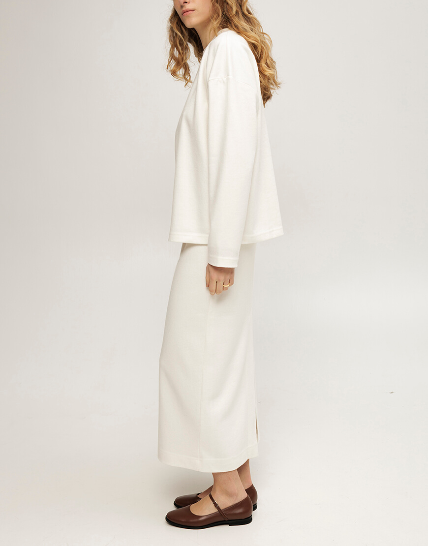 IMG_3089 Спідниця білого кольору ANNA YAKOVENKO (AY_3903) - фото 3