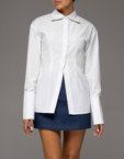 Сорочка бавовняна біла силуетна TWINSIS CLOTHES (TW_CL 564732) - фото 7