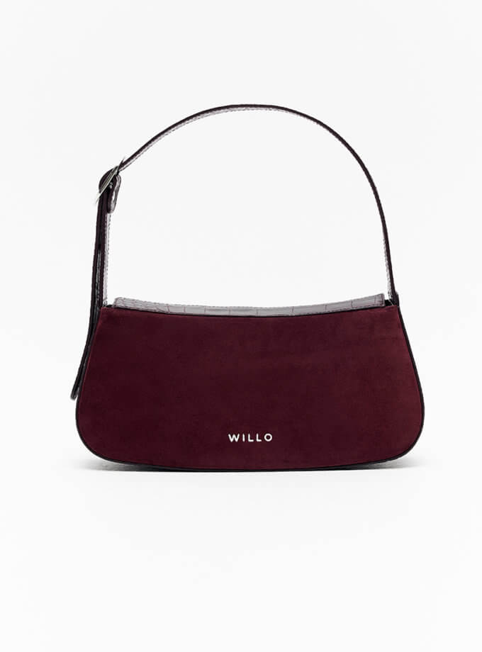 Сумка Baguette сливова WILLO (WLL_WB_2408_AW)