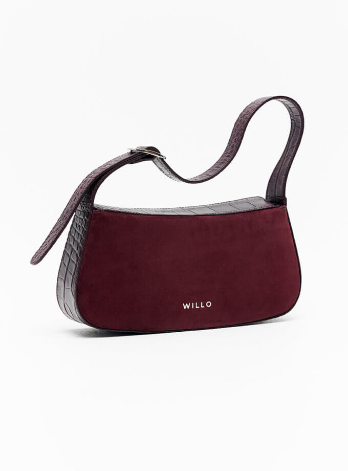 Сумка Baguette сливова WILLO (WLL_WB_2408_AW)