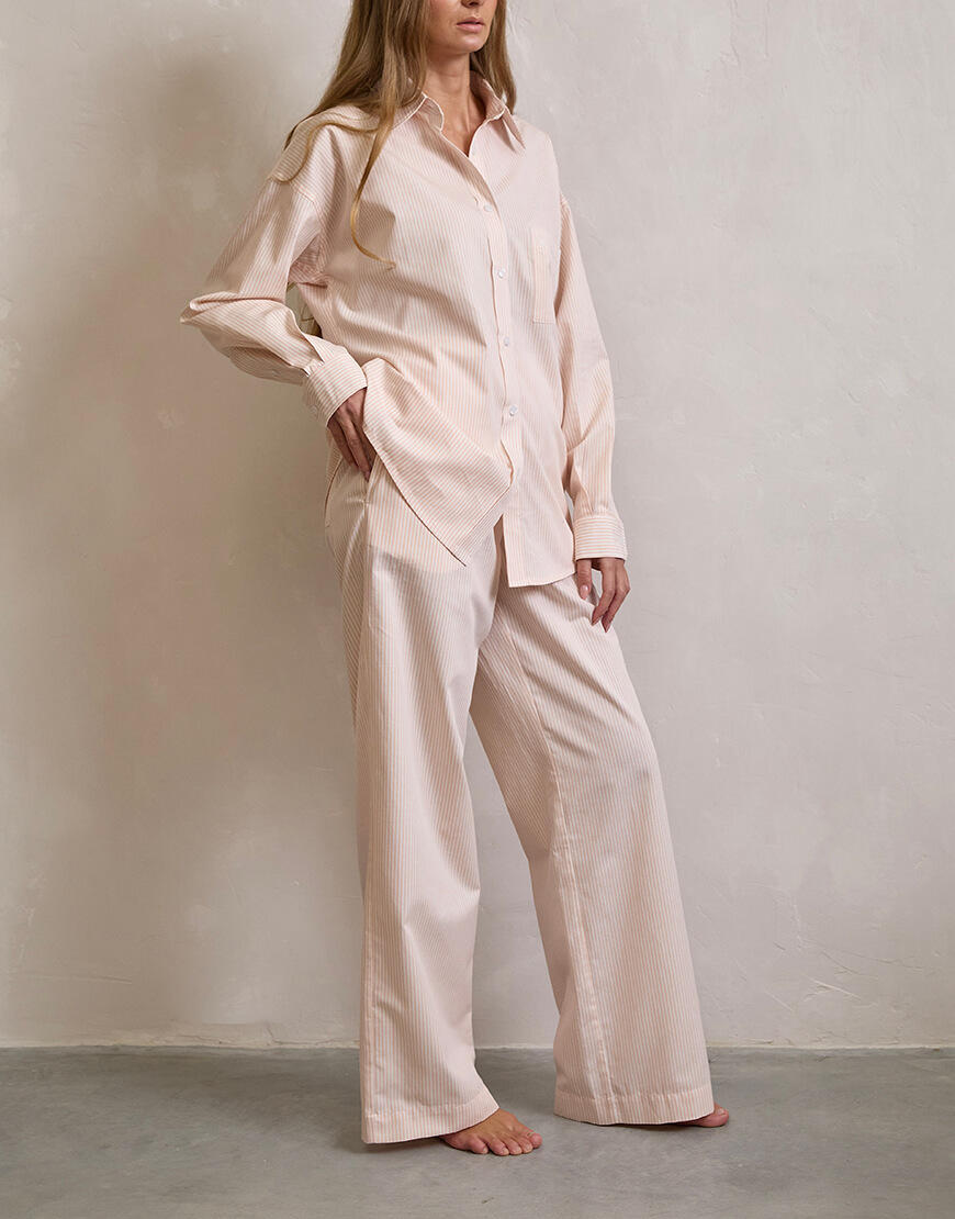 003 (2) Штани в персикову смужку NATALIA BAS (NatB_PCP2) - фото 2