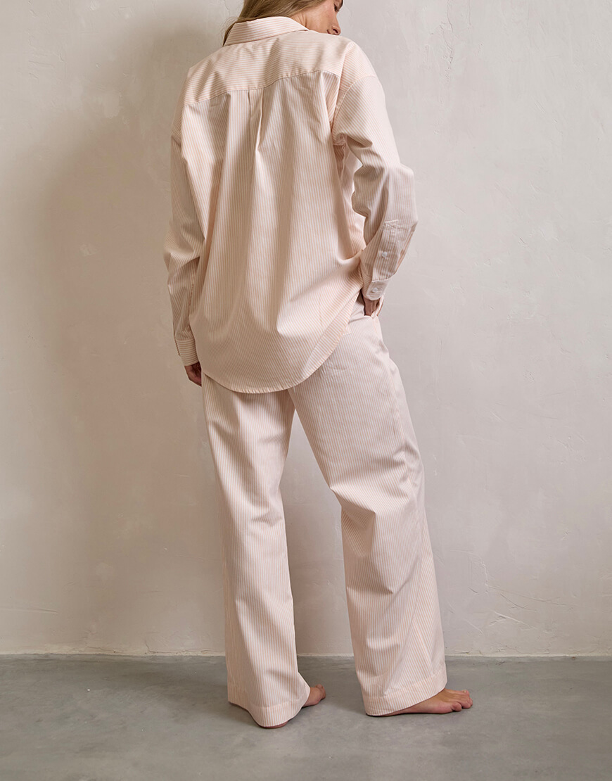 004 (1) Штани в персикову смужку NATALIA BAS (NatB_PCP2) - фото 3