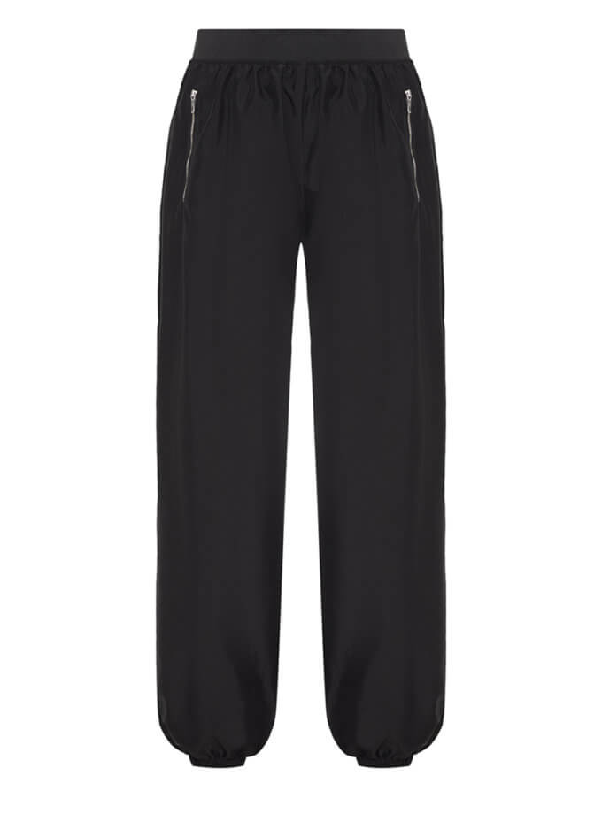 Штани з плащівки чорні WILD HEARTS (WH_nylnpnts-blc066)