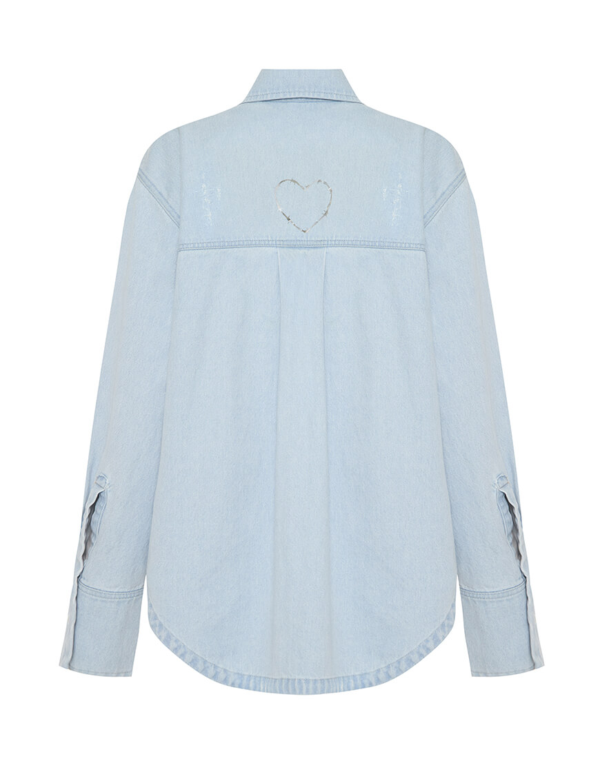 2 Сорочка джинсова Ген 2 WILD HEARTS (WH_wshdnmtshrtgen2-wshblue059) - фото 2