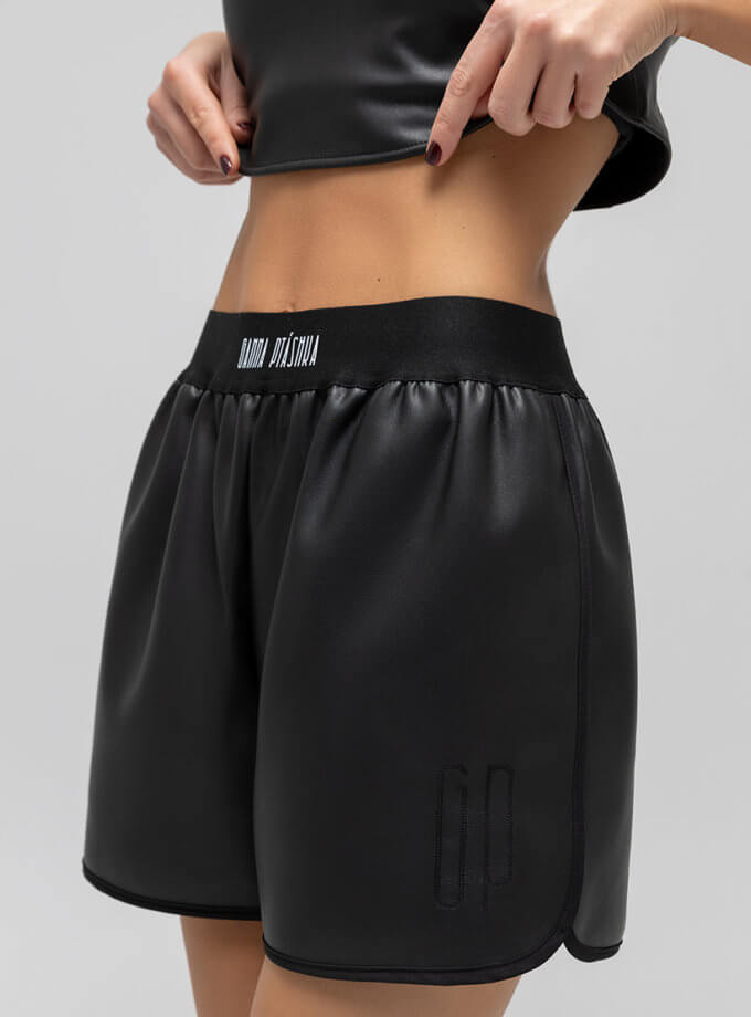 Шорти з екошкіри GANNA PTASHKA (GNPT_SEL_SS24_3)