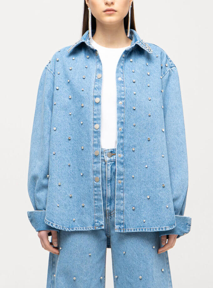 Сорочка shining MATCH DENIM (MTCH_sp25-shr-shining-blue) - фото 9