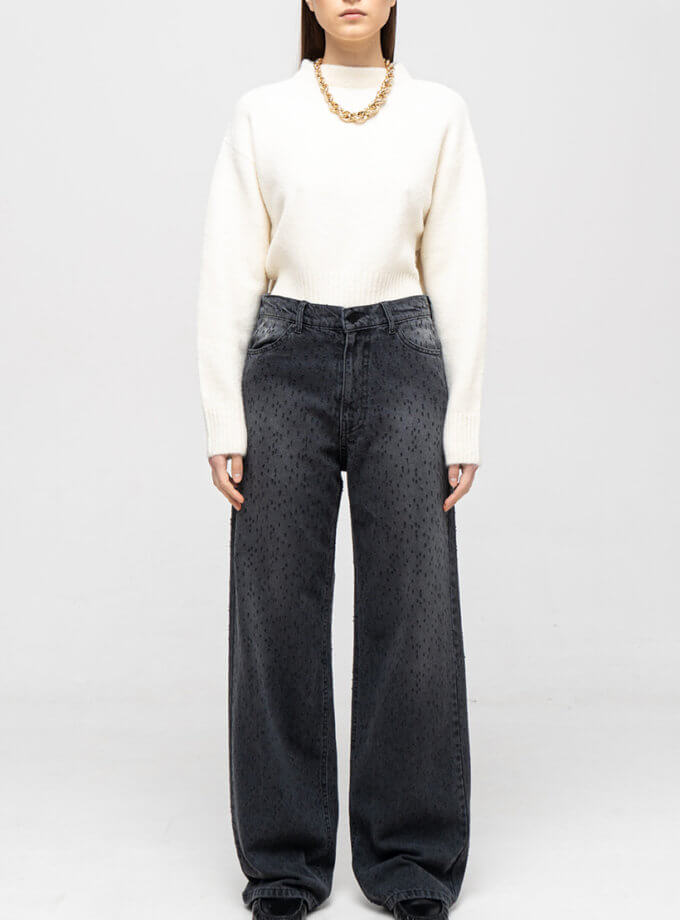 Джинси Baggy із зачіпками MATCH DENIM (MTCH_sp25-jns-baggy-grey)