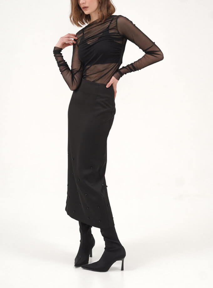 Спідниця міді з намистинами TWINSIS CLOTHES (TW_TT_SS 121456)