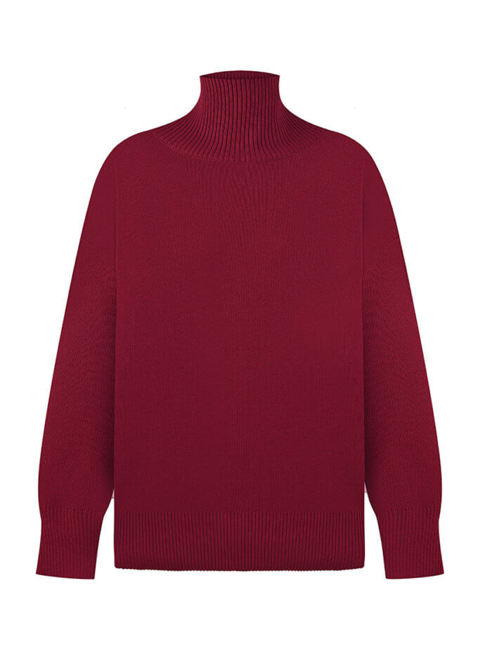 Светр Loro бургунді J.D.WOOL (JDW_J.D.2545)