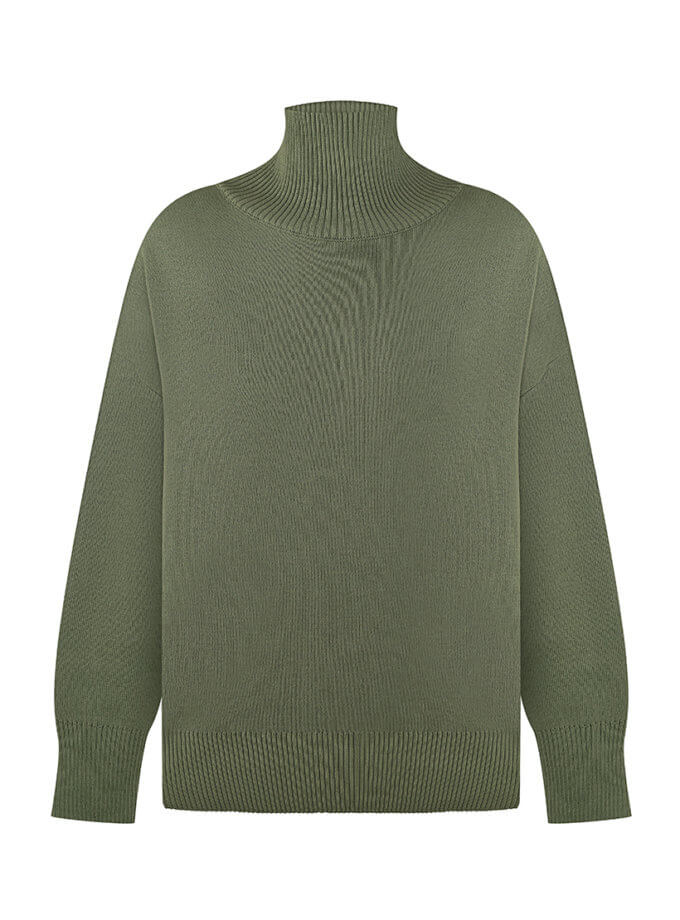 Светр Loro хакі J.D.WOOL (JDW_J.D.2546)