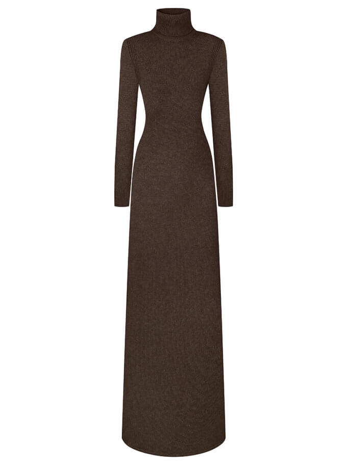 Сукня Iman коричнева J.D.WOOL (JDW_ J.D.5002)