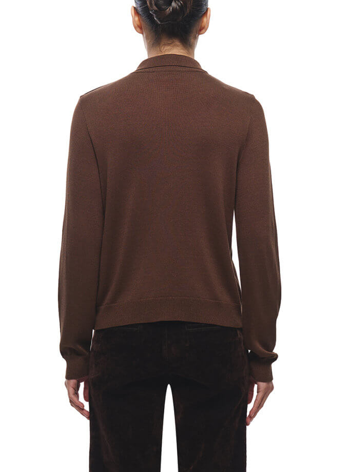 Сорочка Thea коричнева J.D.WOOL (JDW_J.D.5005)