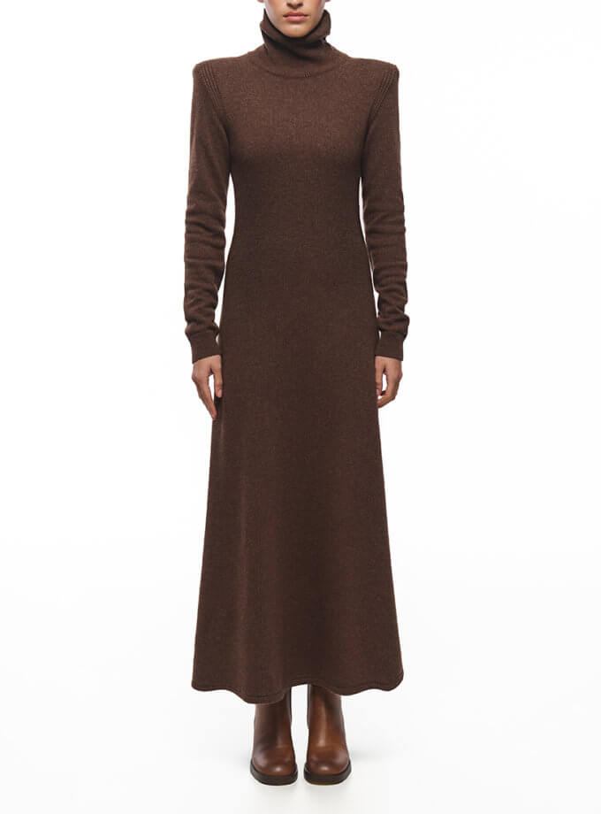 Сукня Iman коричнева J.D.WOOL (JDW_ J.D.5002)