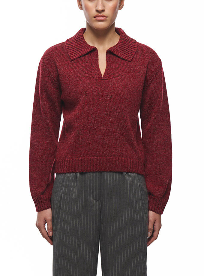 Джемпер Abigail бургунді J.D.WOOL (JDW_J.D.5008)