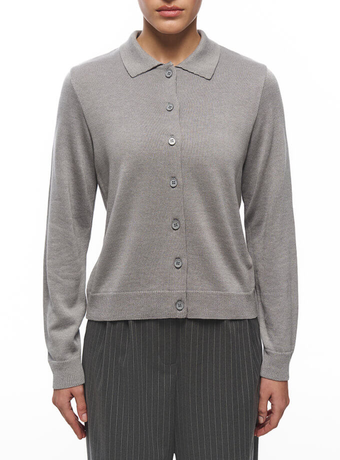 Сорочка Thea сіра J.D.WOOL (JDW_J.D.5006)