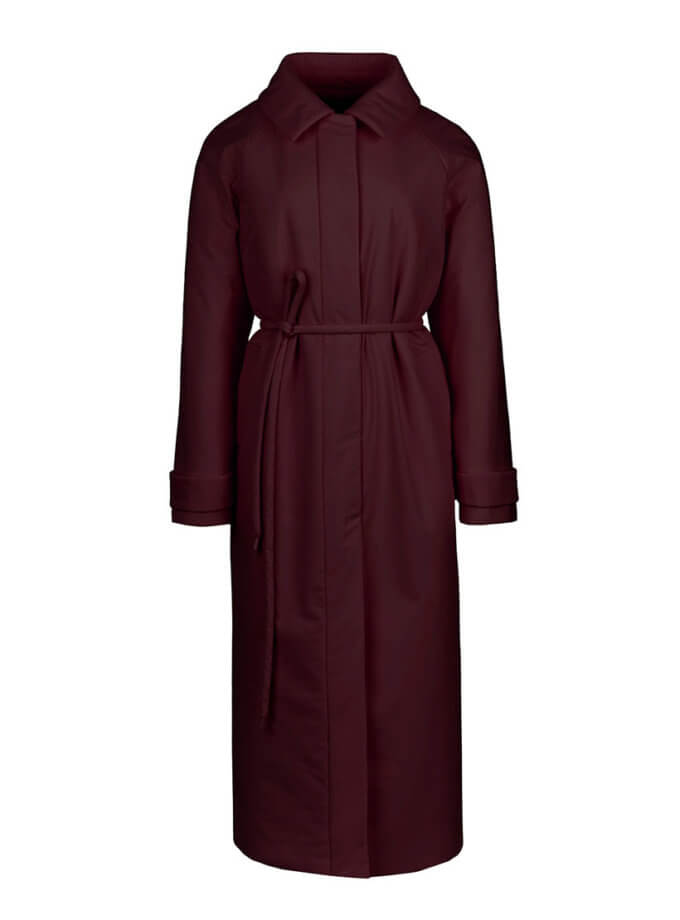 Пальто-реглан бургунді WONDER (WNDR_win25_pcbl_02) - фото 9