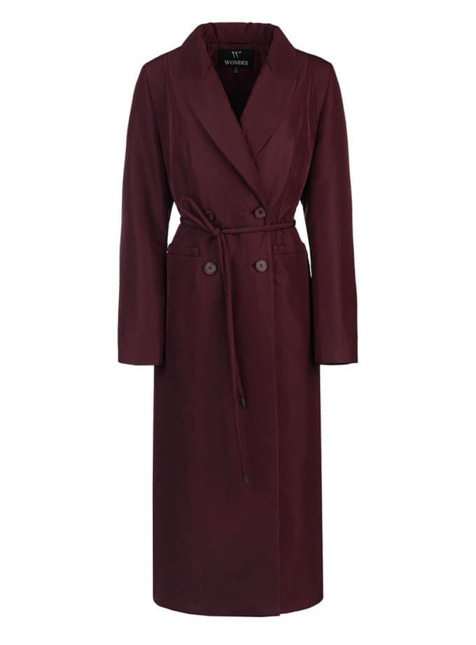 Пальто-пуховик бургунді WONDER (WNDR_win25_pcbr_01) - фото 13