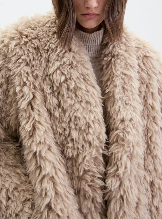 Шуба Ovechka Faux Fur IAM (IM_OVCHK/FX/FR/JCKT)