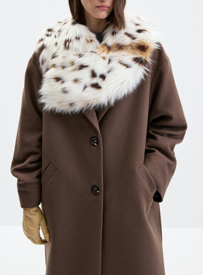 Шарф Braided Beige IAM (IAM_BRDD/BG/SCRF) - фото 3