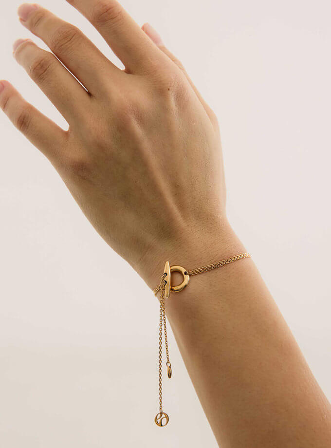 Браслет-трансформер Ола в позолоті ORXATA.JEWELRY (ORX_bracelet_ola_gold)