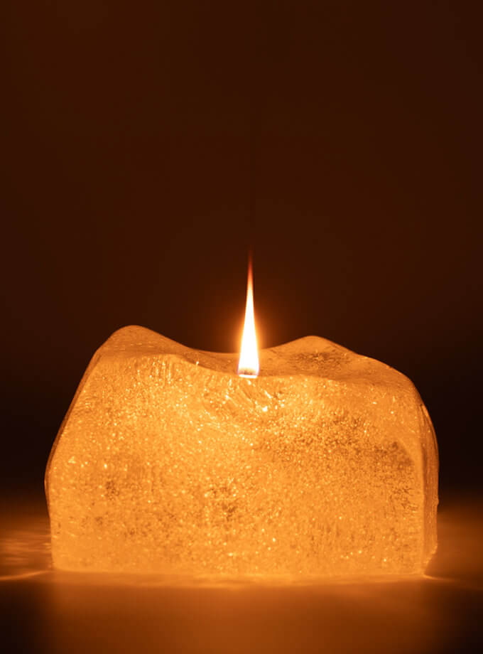 Прозора свічка Айсберг FIRE RABBIT (FR_TC0004)