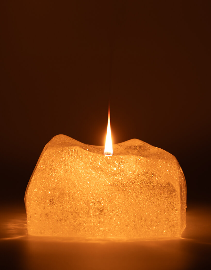 Айсберг_1 Прозора свічка Айсберг FIRE RABBIT (FR_TC0004) - фото 2