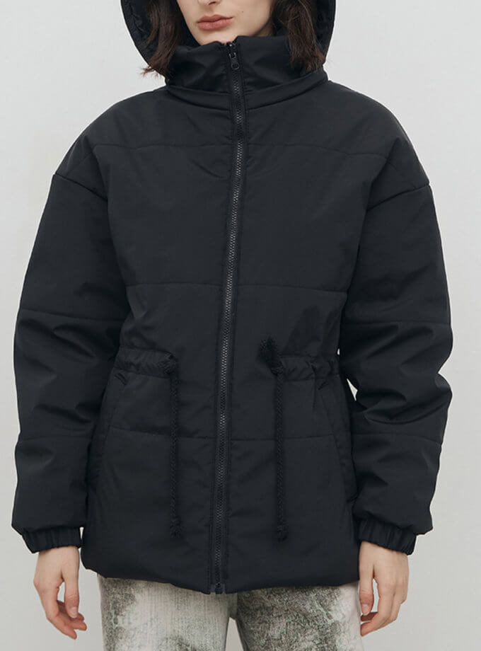 Пуховик over size чорний ZHARKO (ZHRK_kzaw242500008downjacketblack)