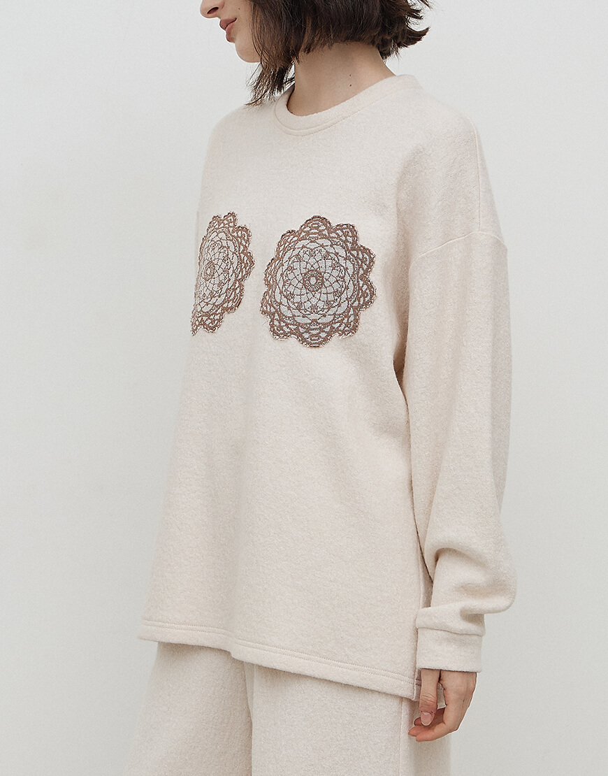 Світшот з вовни Світшот з вовни ZHARKO (ZHRK_kzaw242500003woolc) - фото 2