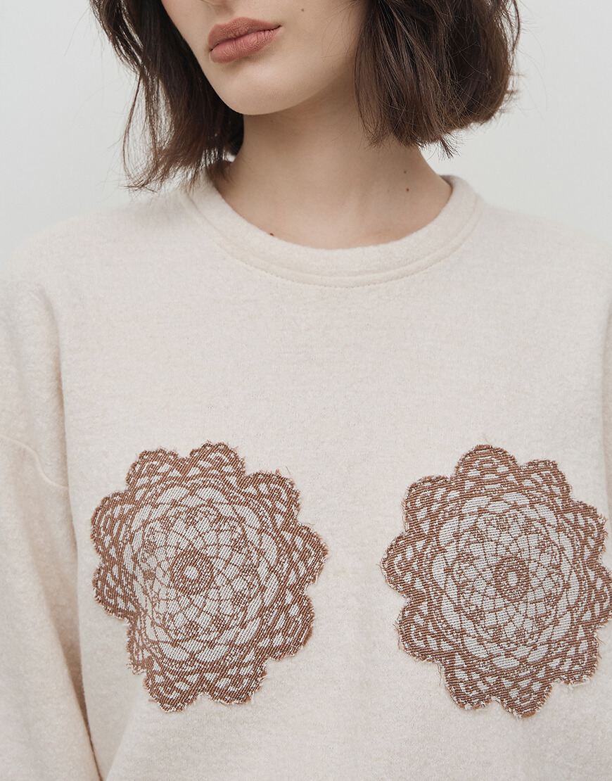 Світшот з вовни3 Світшот з вовни ZHARKO (ZHRK_kzaw242500003woolc) - фото 3