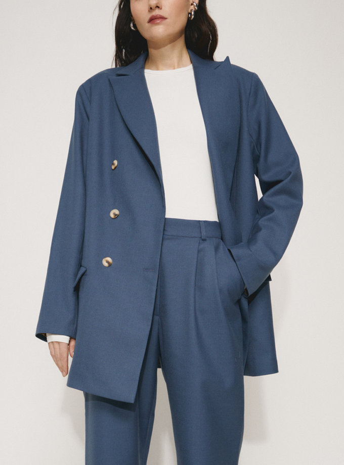 Піджак блакитний SELERA (SLR_FW25_18)