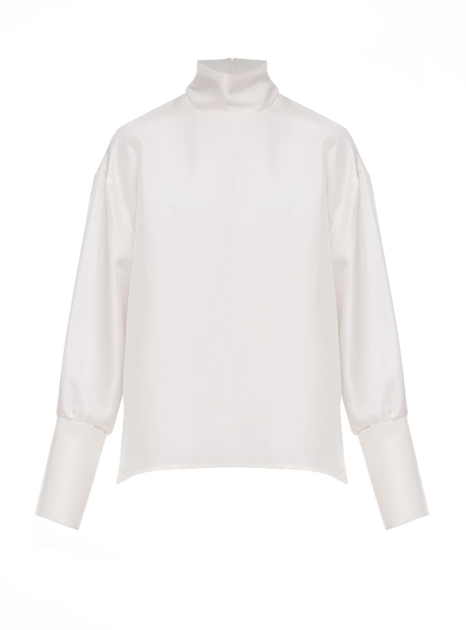 Блуза твілова молочна NAZARELL! (NZRLL_НФ-00000028-milk)