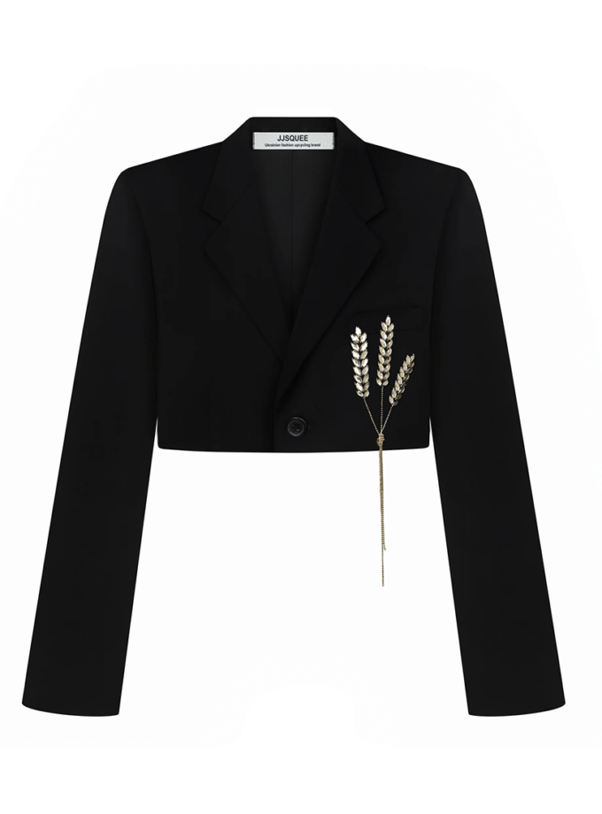 Укорочений жакет Три колоски JJSQUEE (JJ_0026)