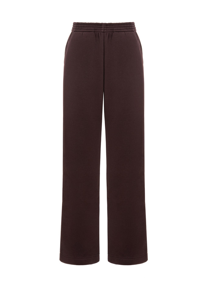 Штани широкі шоколад BALCONY GARMENT (BLCN_1177)