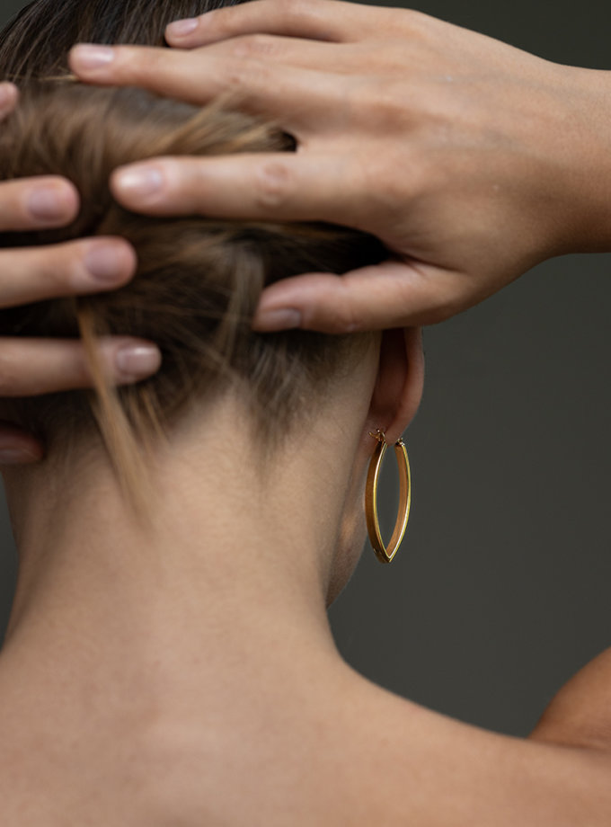 Сережки Leaf IVA JEWELRY (IVA_AG02)