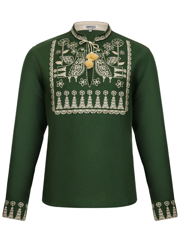 Зозуля зелена сорочка FOBERINI (FOBERI_SS22103)