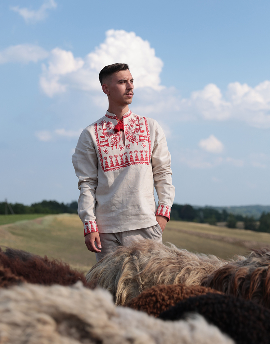 5vIiDufg Зозуля біла сорочка FOBERINI (FOBERI_SS22102) - фото 6