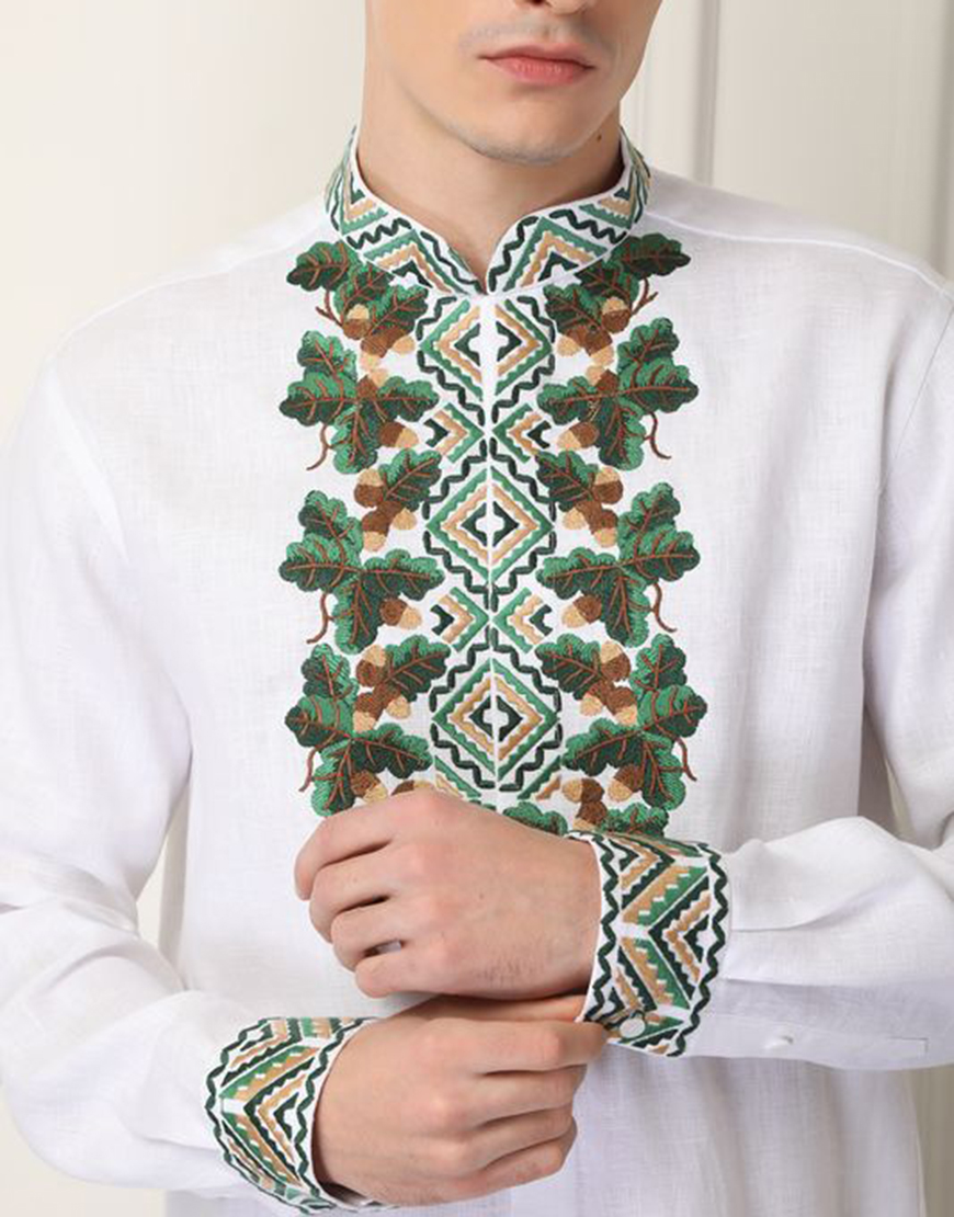 7r7sMctQ Богдан біла сорочка FOBERINI (FOBERI_SS19073) - фото 3