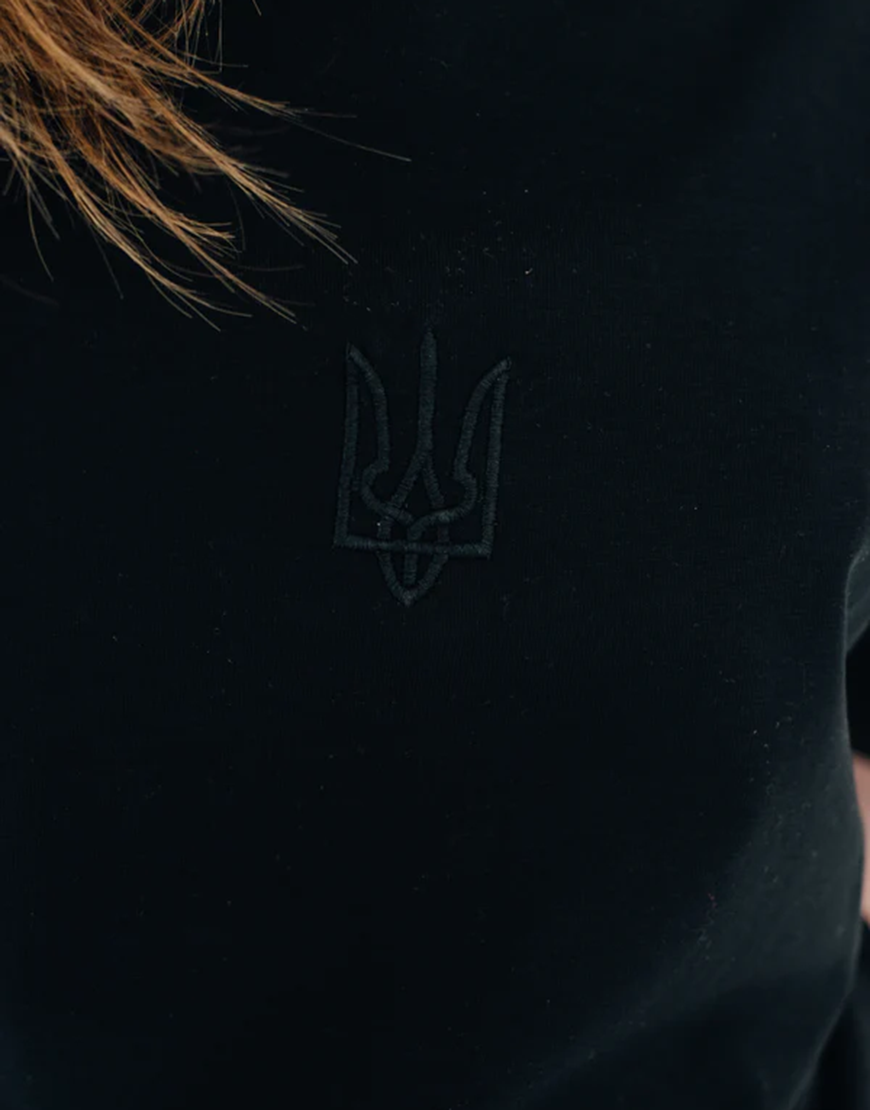 DSC_7120 Футболка Класичний тризуб чорний NI GRAMA DRAMY (NGD_sh-klt-b) - фото 4