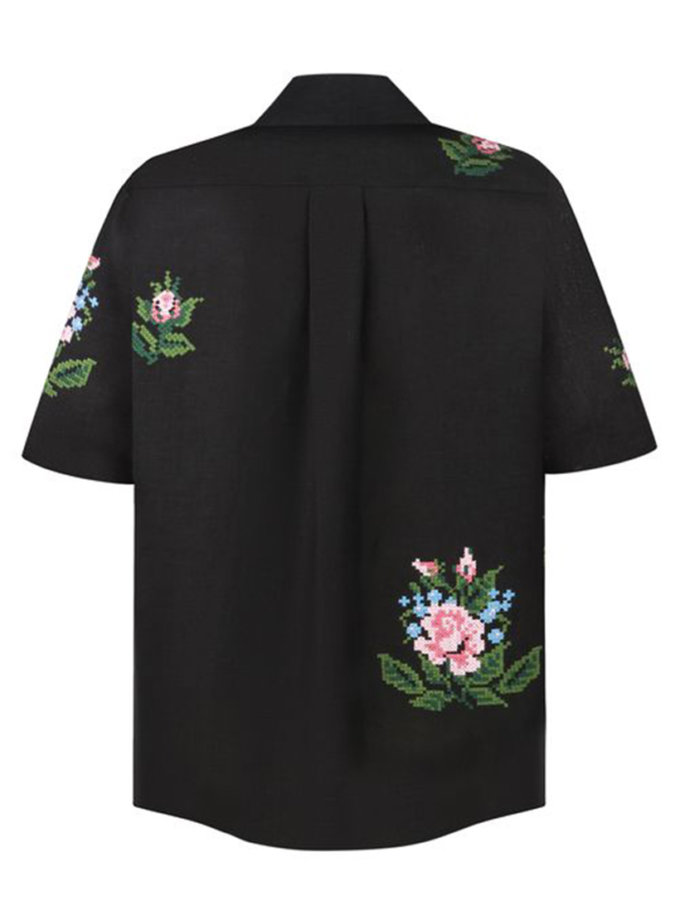 Еней чорна  сорочка FOBERINI (FOBERI_SS23107)