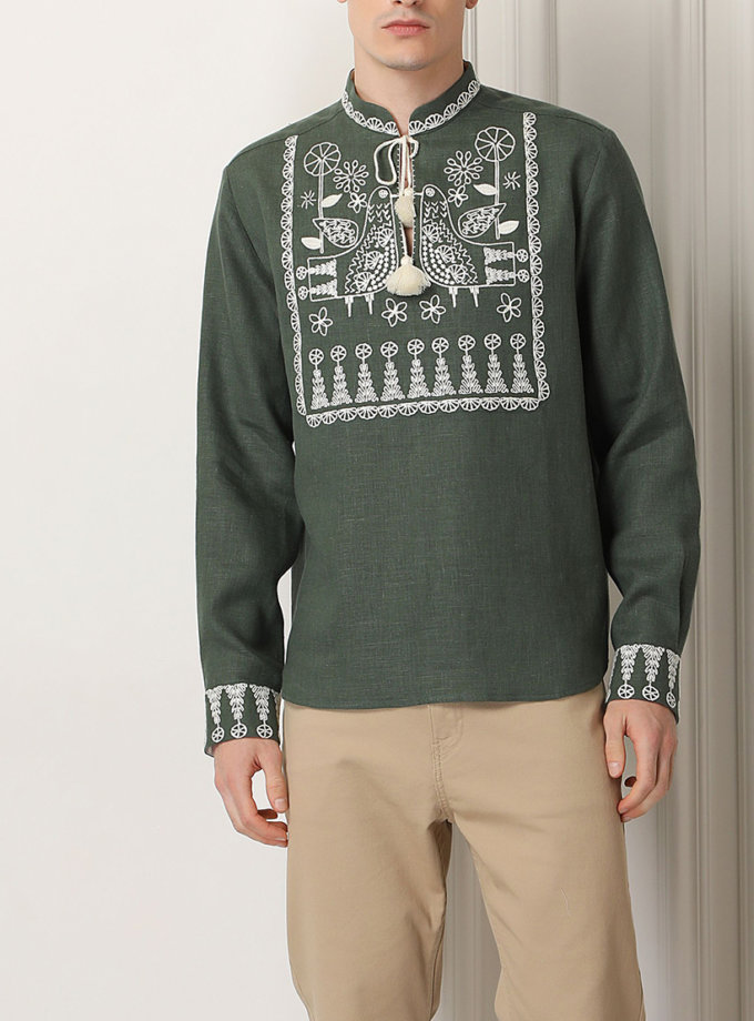 Зозуля зелена сорочка FOBERINI (FOBERI_SS22103)