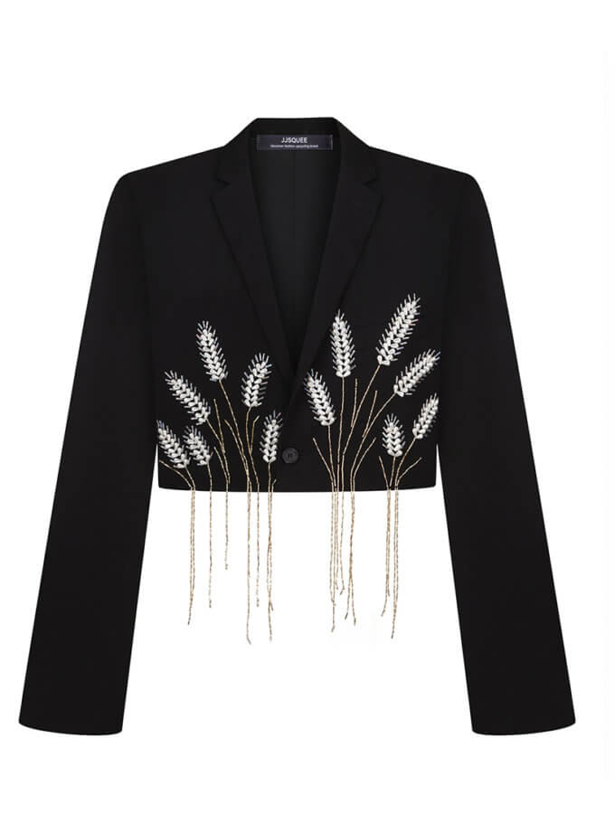 Піджак з перлинними колосками JJSQUEE (JJ_0032)
