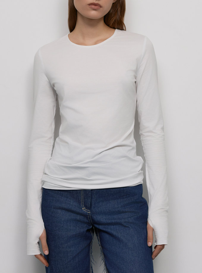 Лонгслів - Білий WKMF (WKMF_242_1)