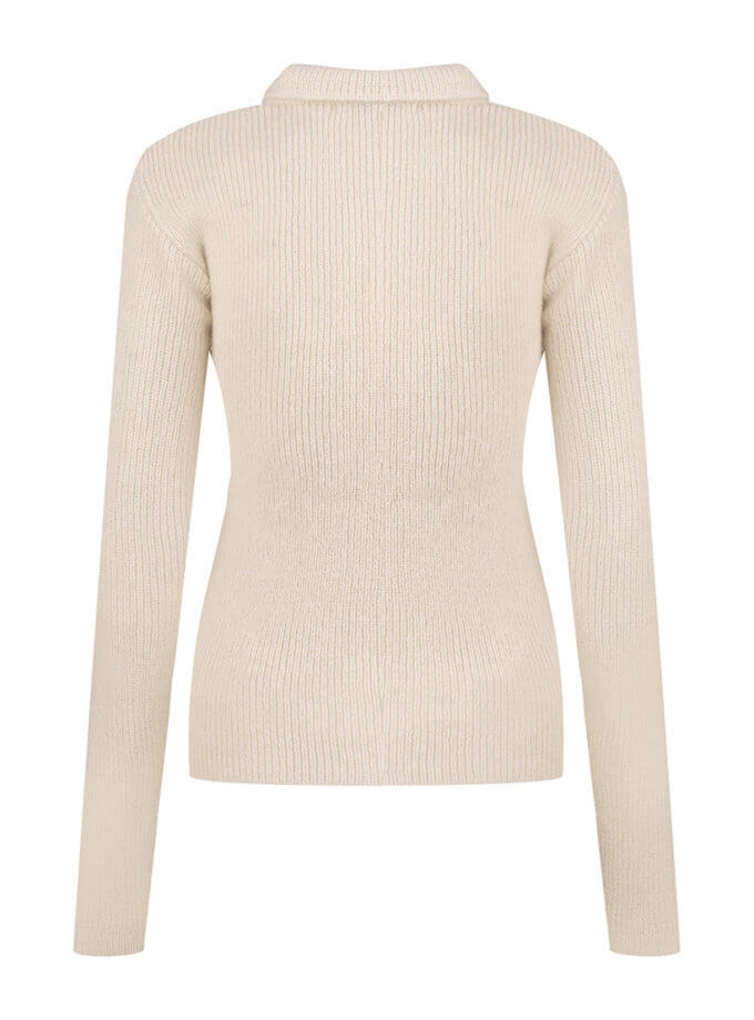 Молочний кардиган IRARO (IR_FW24_CB_016)