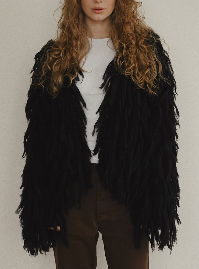 Шуба Gunia - Black NYNI (NN-030-300-04_kapsula)