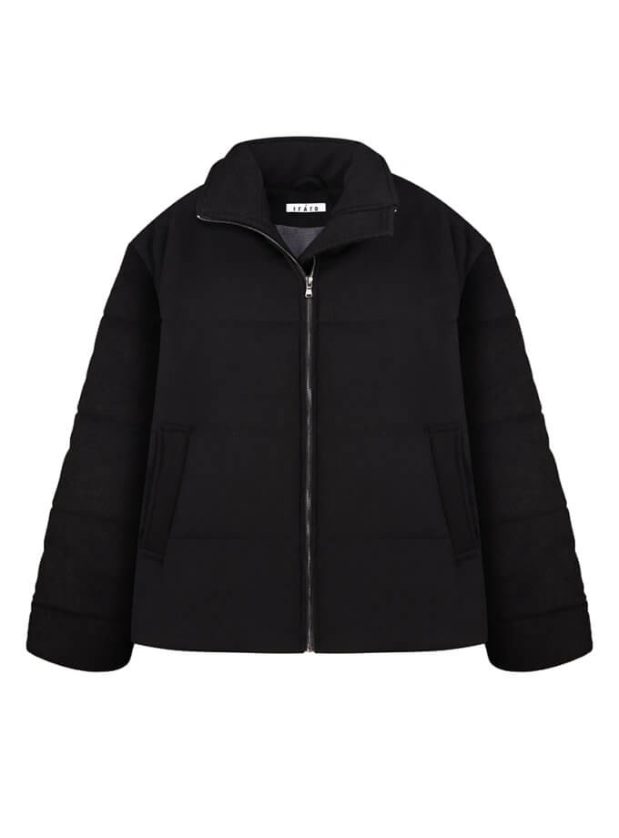 Чорний пуховик IRARO (IR_FW24_BP_017)
