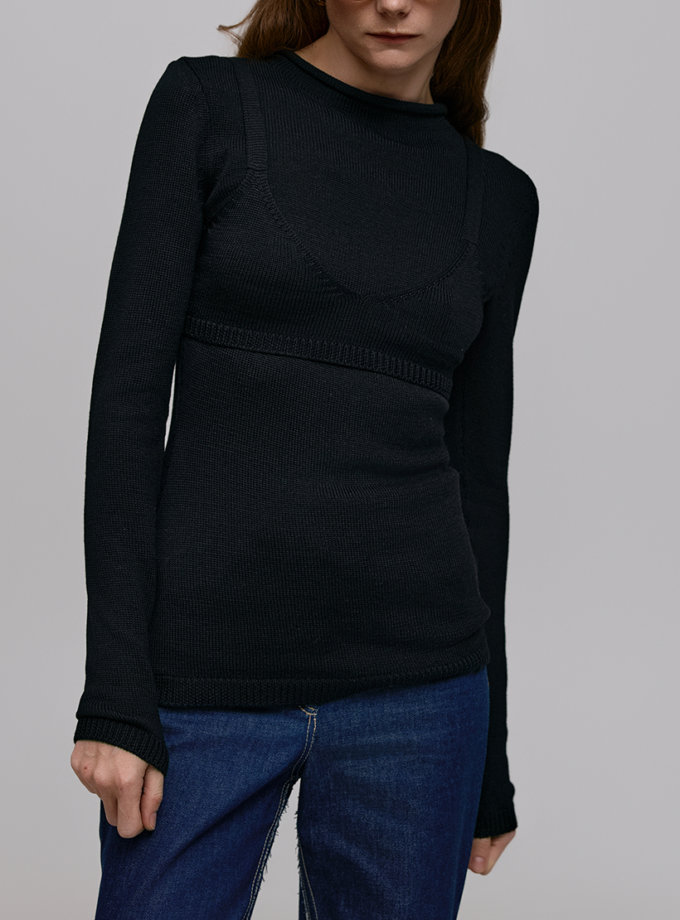 Топ - Чорний WKMF (WKMF_234_1)