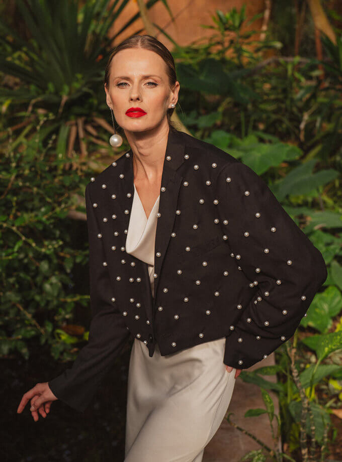 Укорочений жакет Перли JJSQUEE (JJ_0025)